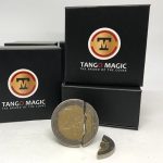 Pièce mordue-Bite coin-2 euro-interne