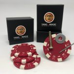 Jeton-Tango-Poker ship-Rouge-Aimanté