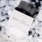 Snow Storm-Confettis-tempête de neige