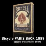 Bicycle Paris Back Bleu 1889 – Jeu de Cartes Bicycle - J.C.Briand