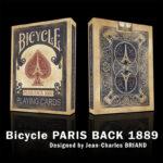 Bicycle Paris Back Bleu 1889 – Jeu de Cartes Bicycle - J.C.Briand – Image 2