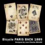 Bicycle Paris Back Bleu 1889 – Jeu de Cartes Bicycle - J.C.Briand – Image 3
