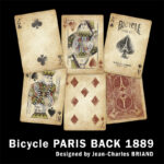 Bicycle Paris Back Rouge 1889 – Jeu de Cartes Bicycle - J.C.Briand – Image 3