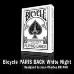 Bicycle Paris Back White Night - Jeu de Cartes Bicycle- J.C.Briand