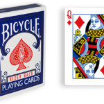 Jeu à Forcer-Dame Carreau-Bicycle-Dos Bleu