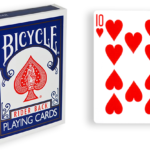 Jeu à Forcer-Dix Cœur -Bicycle-Dos Bleu